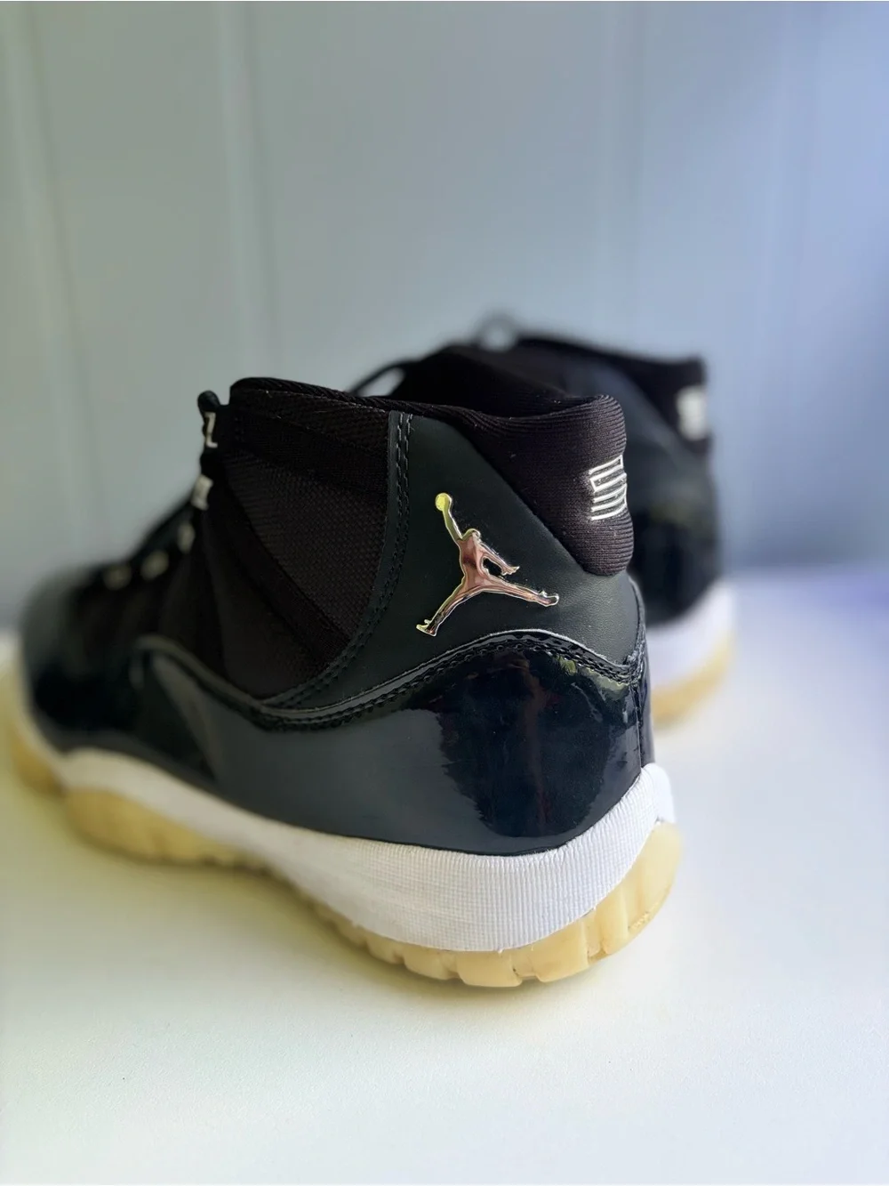 Jordan Men’s High-Top Sneakers in Black and White